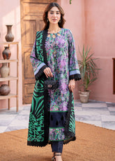 Al Zohaib Printed Cambric Suits Unstitched 3 Piece - AZ24CBP CPL-24-06