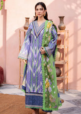 Al Zohaib Printed Cambric Suits Unstitched 3 Piece - AZ24CBP CPL-24-08