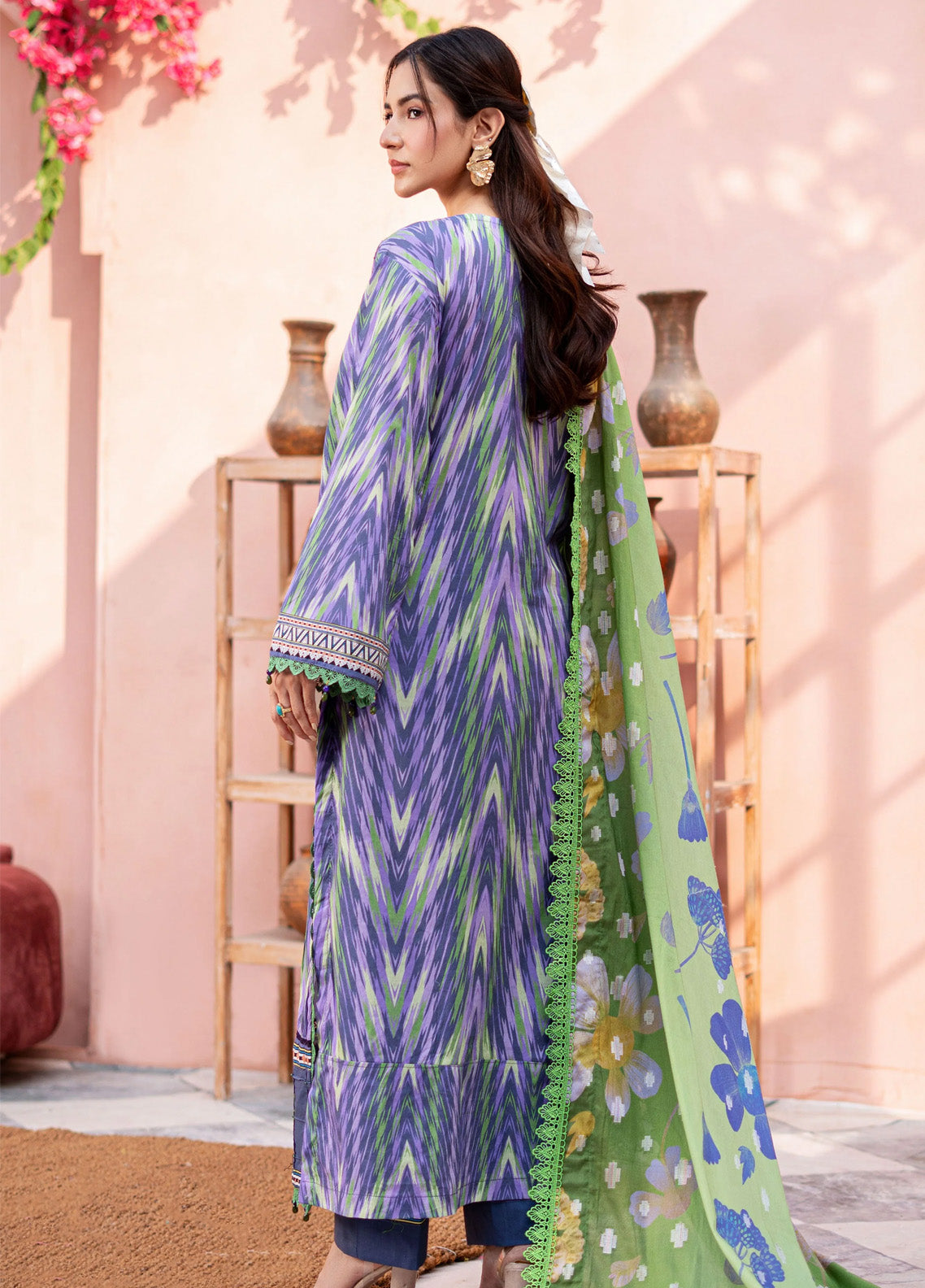 Al Zohaib Printed Cambric Suits Unstitched 3 Piece - AZ24CBP CPL-24-08 Al Zohaib Printed Cambric Suits Unstitched 3 Piece - AZ24CBP CPL-24-08