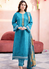 Al Zohaib Printed Cambric Suits Unstitched 3 Piece - AZ24CBP CPL-24-10