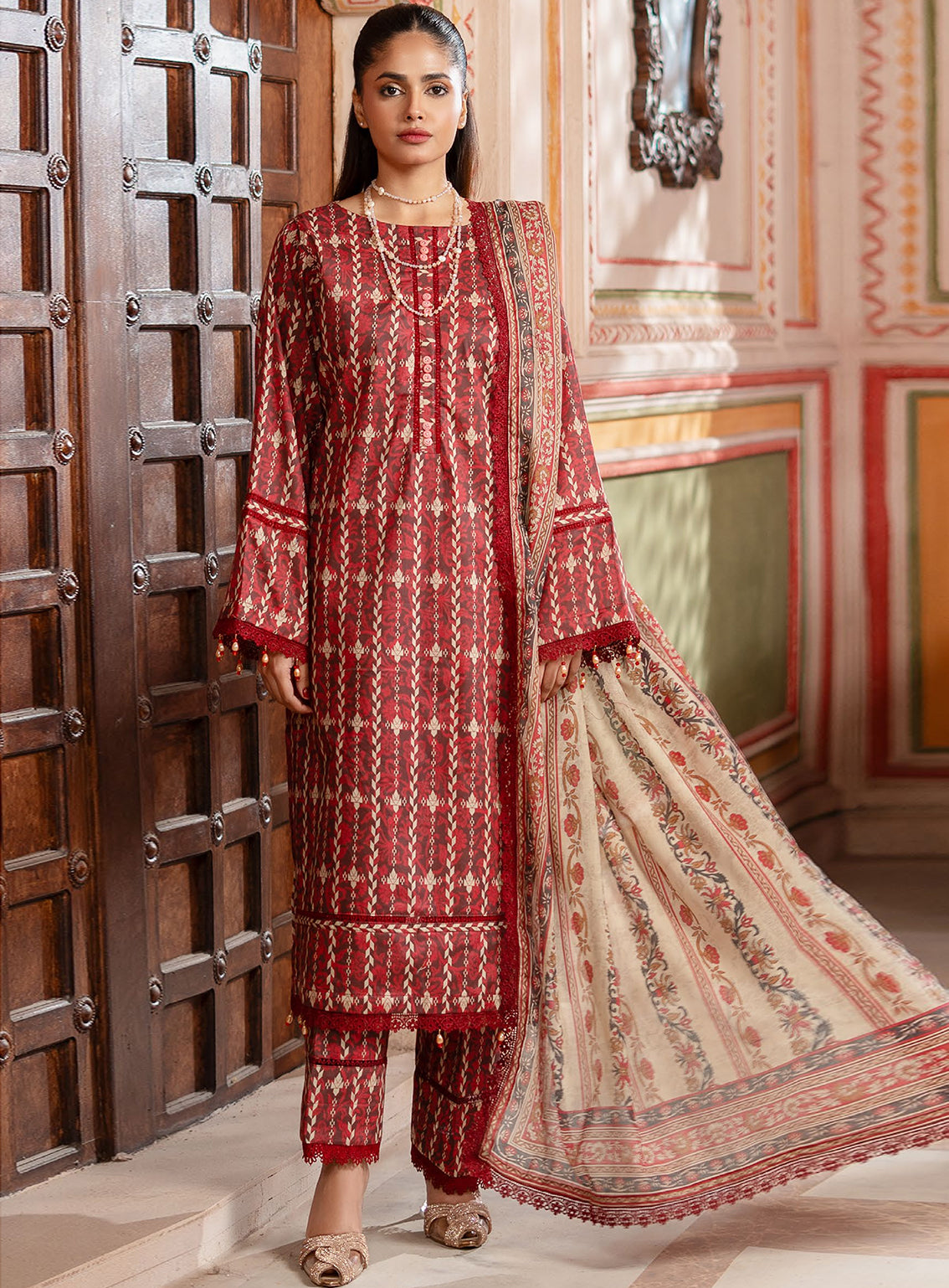 Al Zohaib Printed Lawn Suits Unstitched 3 Piece - AZ25CP 03 Al Zohaib Printed Lawn Suits Unstitched 3 Piece - AZ25CP 03