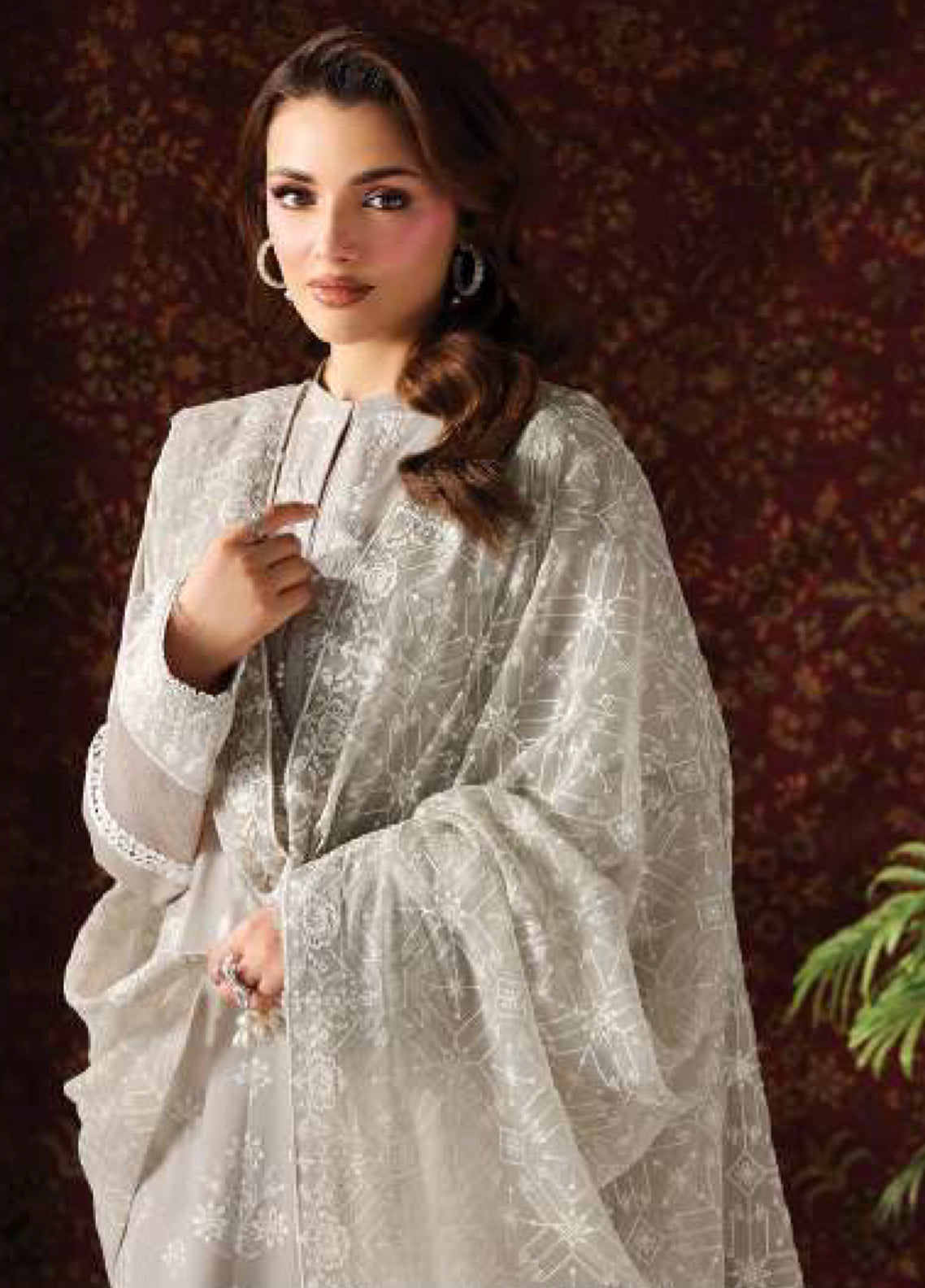Alizeh Fashion Embroidered Lawn 3 Piece Unstitched Suit AF26ESL D-EL-7060-SLATE Alizeh Fashion Embroidered Lawn 3 Piece Unstitched Suit AF26ESL D-EL-7060-SLATE