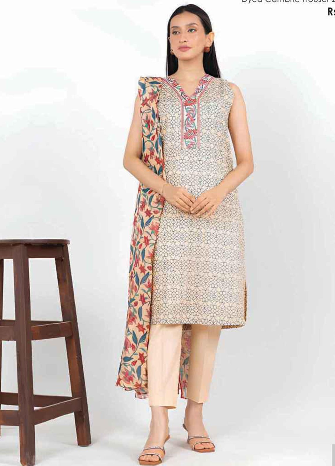 Alkaram Summer Printed Lawn 3 Piece Unstitched Suit AK26SPL D-47 Alkaram Summer Printed Lawn 3 Piece Unstitched Suit AK26SPL D-47