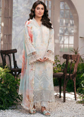 Amal by Motifz Embroidered Lawn Suits Unstitched 3 Piece - MT25AEL 5423 DAISY
