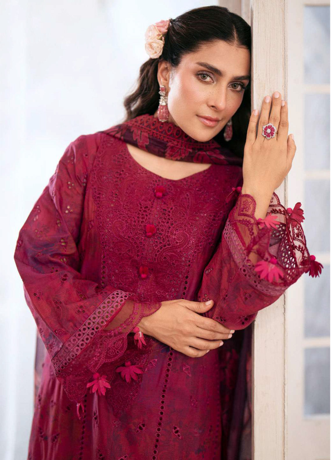 Amal by Motifz Embroidered Lawn Suits Unstitched 3 Piece - MT25AEL 5426 VALERIE Amal by Motifz Embroidered Lawn Suits Unstitched 3 Piece - MT25AEL 5426 VALERIE