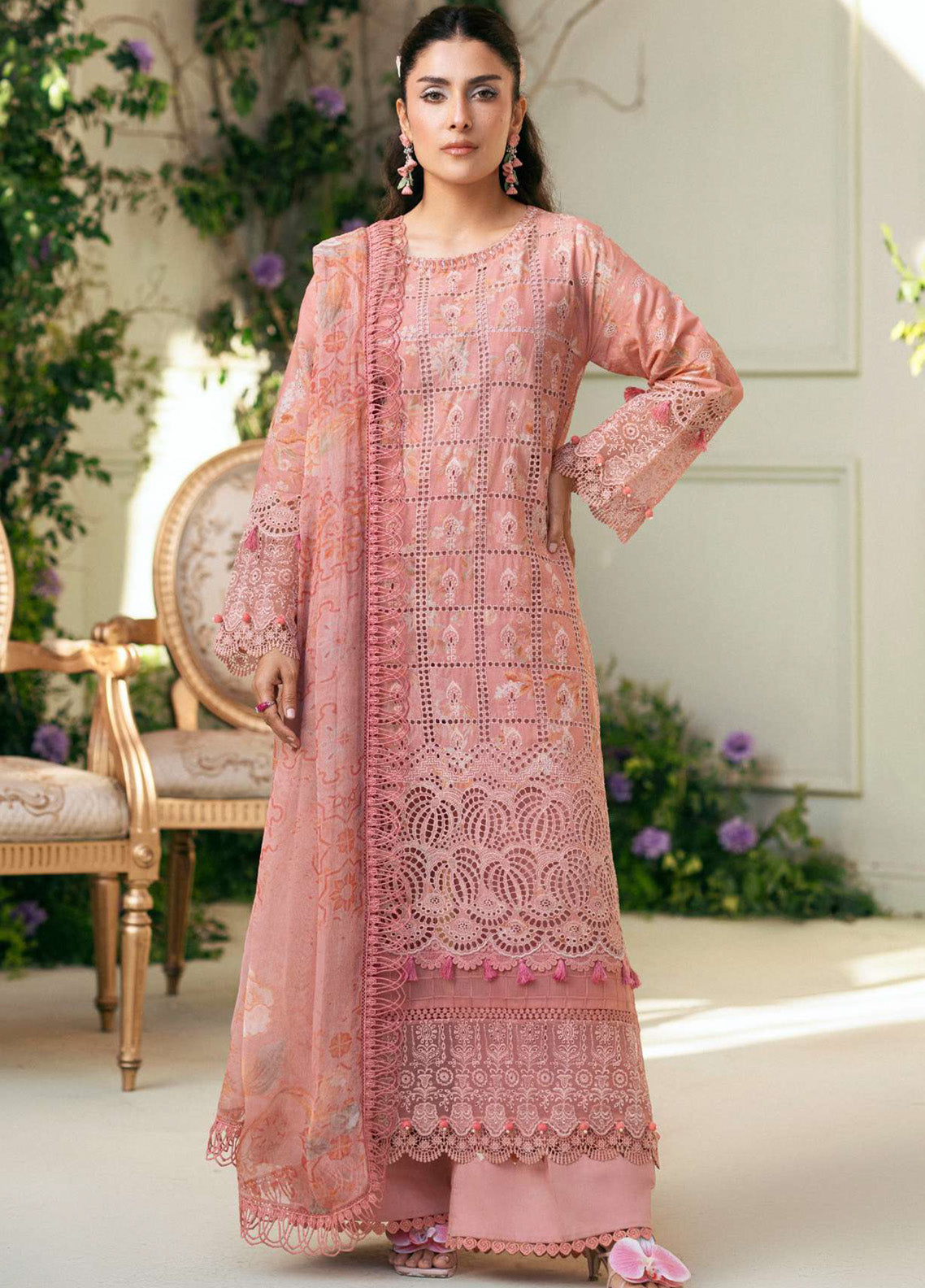 Amal by Motifz Embroidered Lawn Suits Unstitched 3 Piece - MT25AEL 5427 LOTUS Amal by Motifz Embroidered Lawn Suits Unstitched 3 Piece - MT25AEL 5427 LOTUS