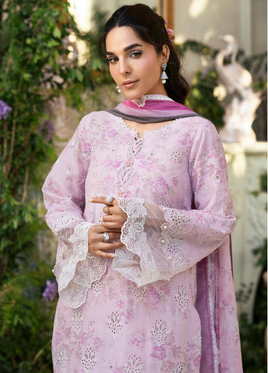 Amal by Motifz Embroidered Lawn Suits Unstitched 3 Piece - MT25AEL 5428 ASTER Amal by Motifz Embroidered Lawn Suits Unstitched 3 Piece - MT25AEL 5428 ASTER