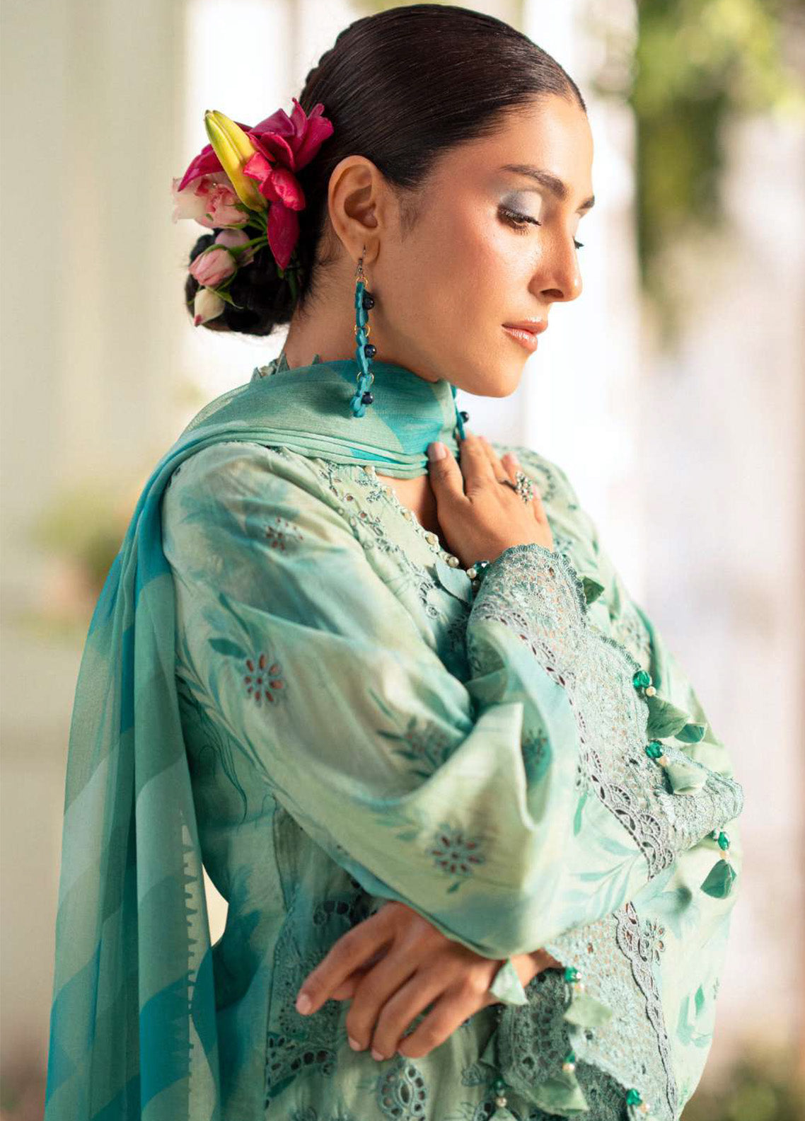 Amal by Motifz Embroidered Lawn Suits Unstitched 3 Piece - MT25AEL 5430 IRIS Amal by Motifz Embroidered Lawn Suits Unstitched 3 Piece - MT25AEL 5430 IRIS