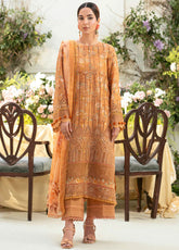Amal by Motifz Embroidered Lawn Suits Unstitched 3 Piece - MT25AEL 5431 BLUEBEELL
