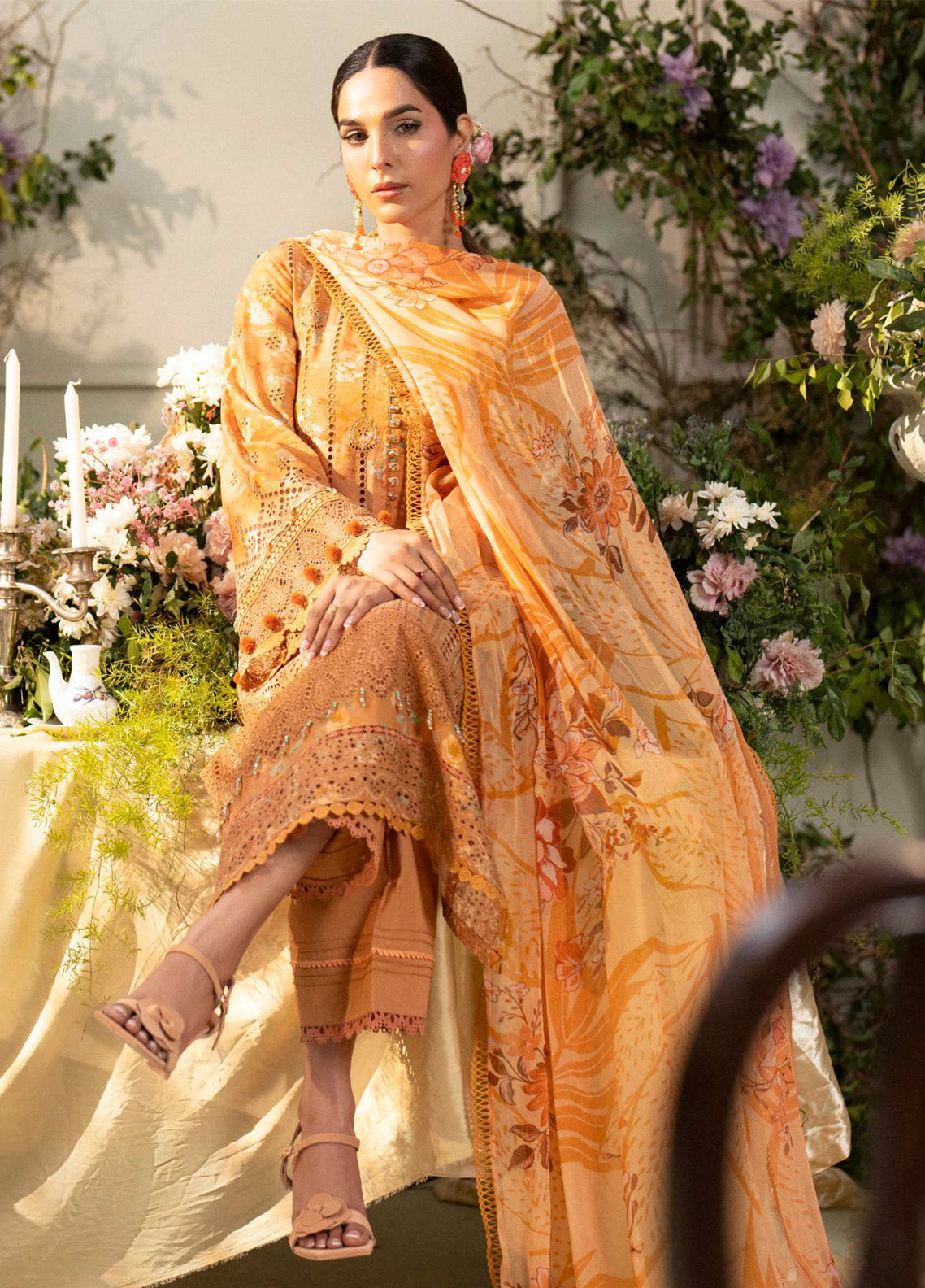 Amal by Motifz Embroidered Lawn Suits Unstitched 3 Piece - MT25AEL 5431 BLUEBEELL Amal by Motifz Embroidered Lawn Suits Unstitched 3 Piece - MT25AEL 5431 BLUEBEELL