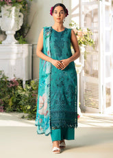 Amal by Motifz Embroidered Lawn Suits Unstitched 3 Piece - MT25AEL 5432 MARIGOLD