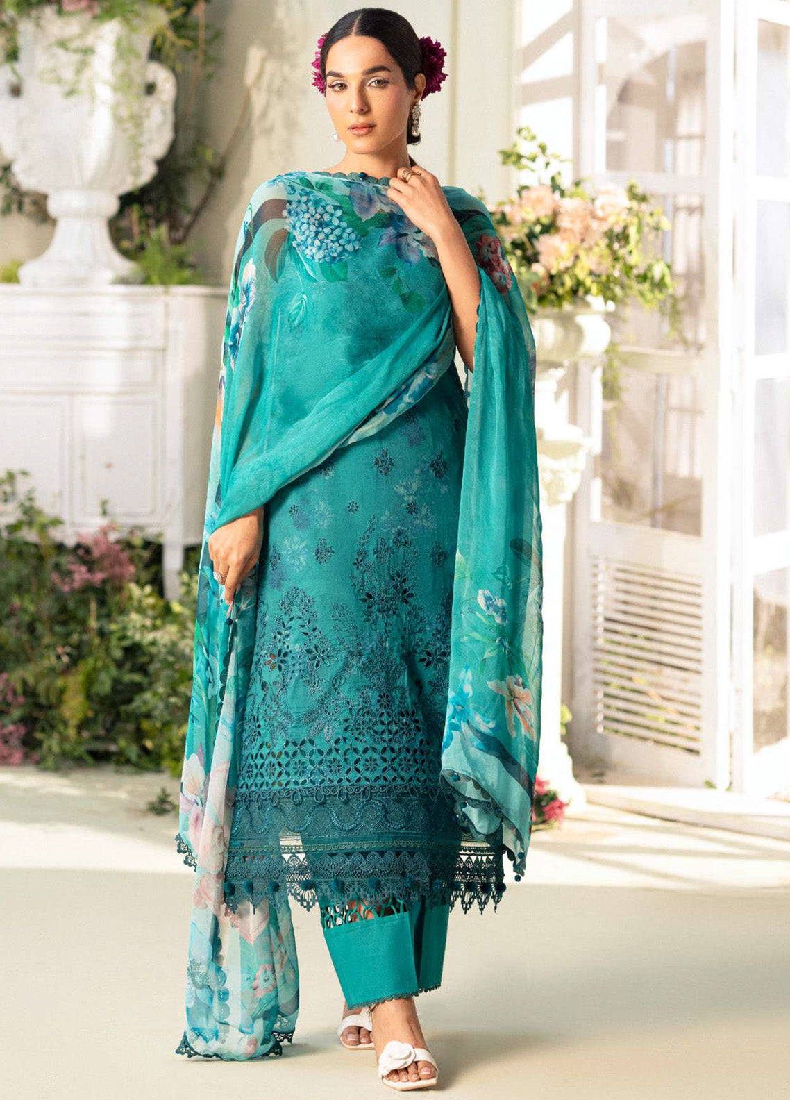 Amal by Motifz Embroidered Lawn Suits Unstitched 3 Piece - MT25AEL 5432 MARIGOLD Amal by Motifz Embroidered Lawn Suits Unstitched 3 Piece - MT25AEL 5432 MARIGOLD