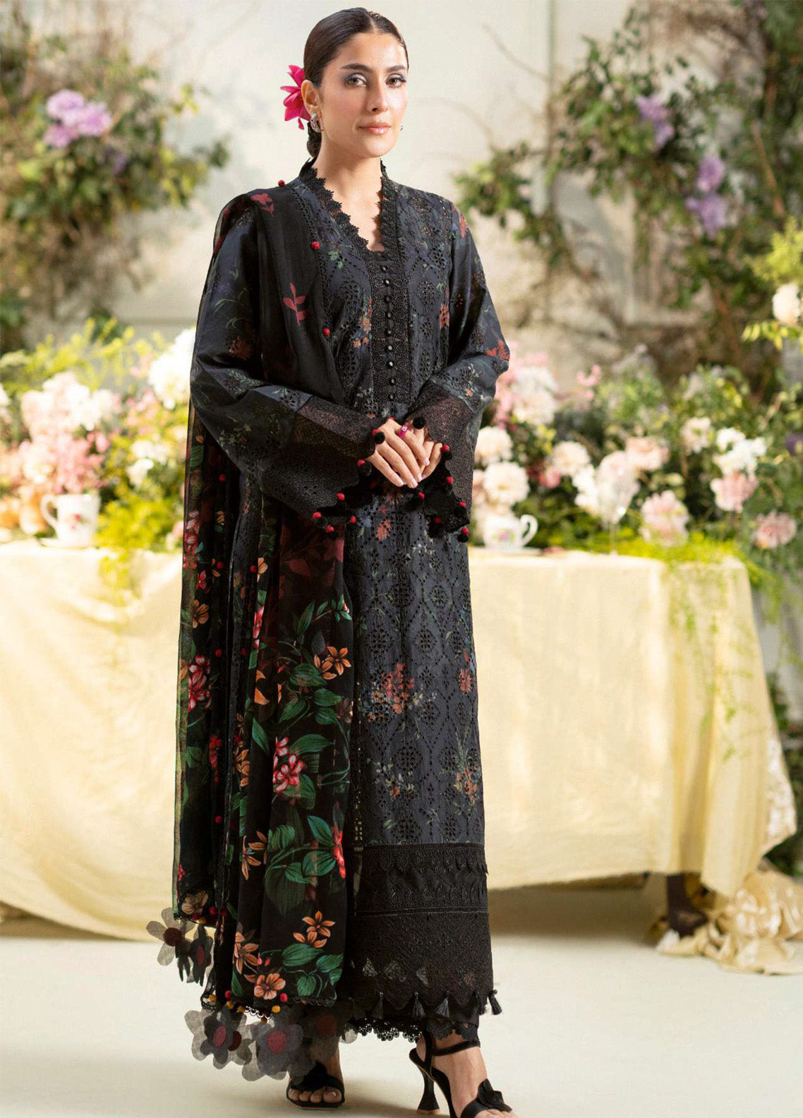 Amal by Motifz Embroidered Lawn Suits Unstitched 3 Piece - MT25AEL 5433 JASMINE Amal by Motifz Embroidered Lawn Suits Unstitched 3 Piece - MT25AEL 5433 JASMINE