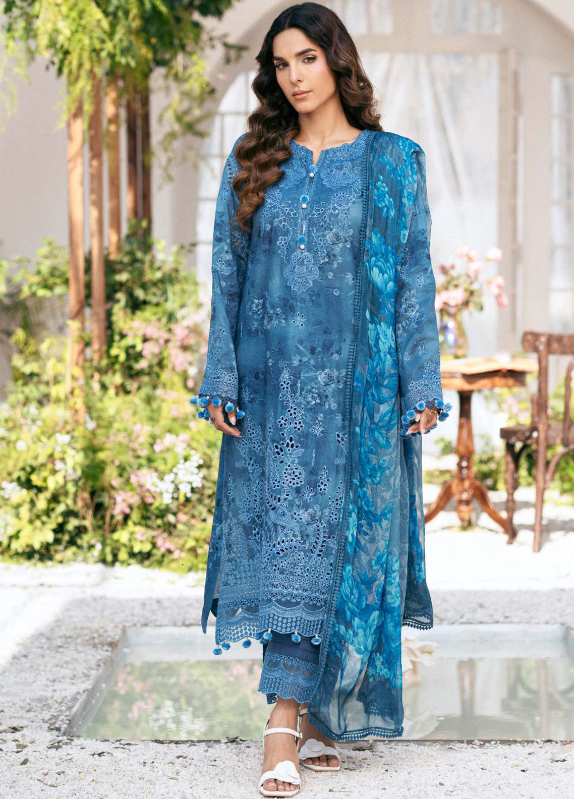 Amal by Motifz Embroidered Lawn Suits Unstitched 3 Piece - MT25AEL 5434 LILLY Amal by Motifz Embroidered Lawn Suits Unstitched 3 Piece - MT25AEL 5434 LILLY