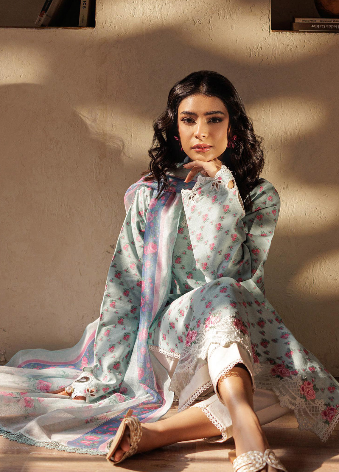 Amari by RajBari Embroidered Jacquard Lawn Suits Unstitched 3 Piece - RB25AHJ 02 Amari by RajBari Embroidered Jacquard Lawn Suits Unstitched 3 Piece - RB25AHJ 02