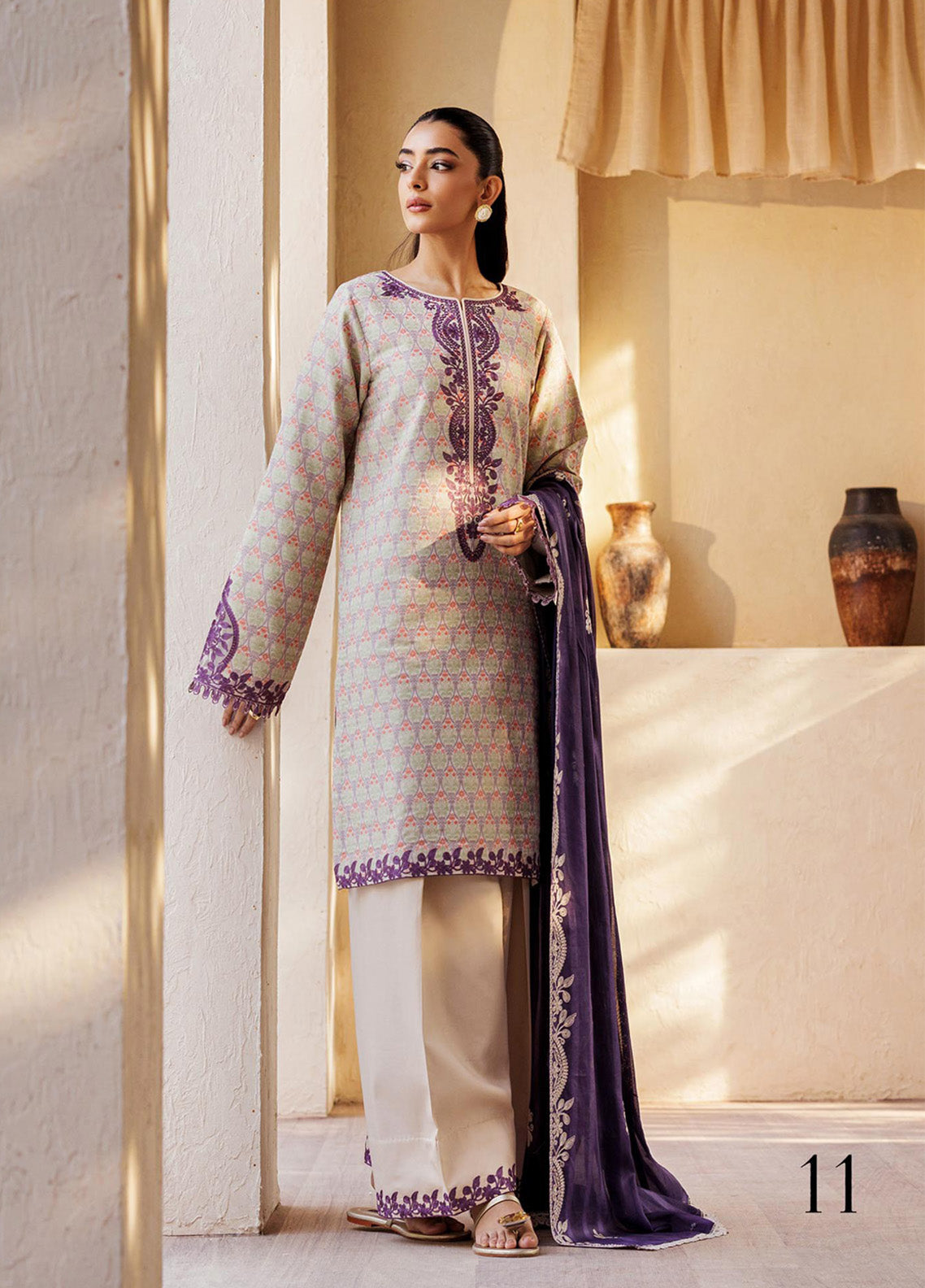 Amari by RajBari Embroidered Jacquard Lawn Suits Unstitched 3 Piece - RB25AHJ 11 Amari by RajBari Embroidered Jacquard Lawn Suits Unstitched 3 Piece - RB25AHJ 11