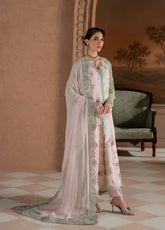 Amaya By Nureh Luxury Embroidered Chiffon 3 Piece Unstitched Suit NU26ALECV2 D-AM-43