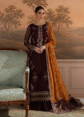 Amaya By Nureh Luxury Embroidered Chiffon 3 Piece Unstitched Suit NU26ALECV2 D-AM-47
