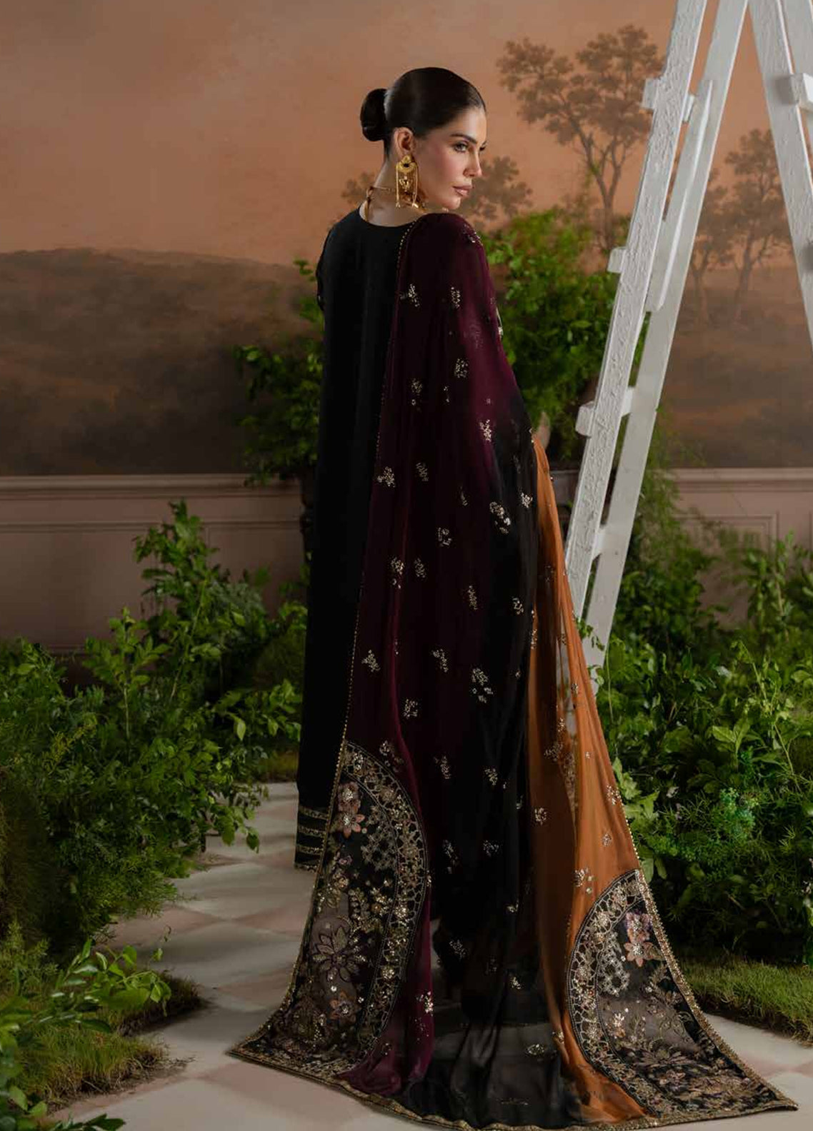 Amaya By Nureh Luxury Embroidered Chiffon 3 Piece Unstitched Suit NU26ALECV2 D-AM-48 Amaya By Nureh Luxury Embroidered Chiffon 3 Piece Unstitched Suit NU26ALECV2 D-AM-48