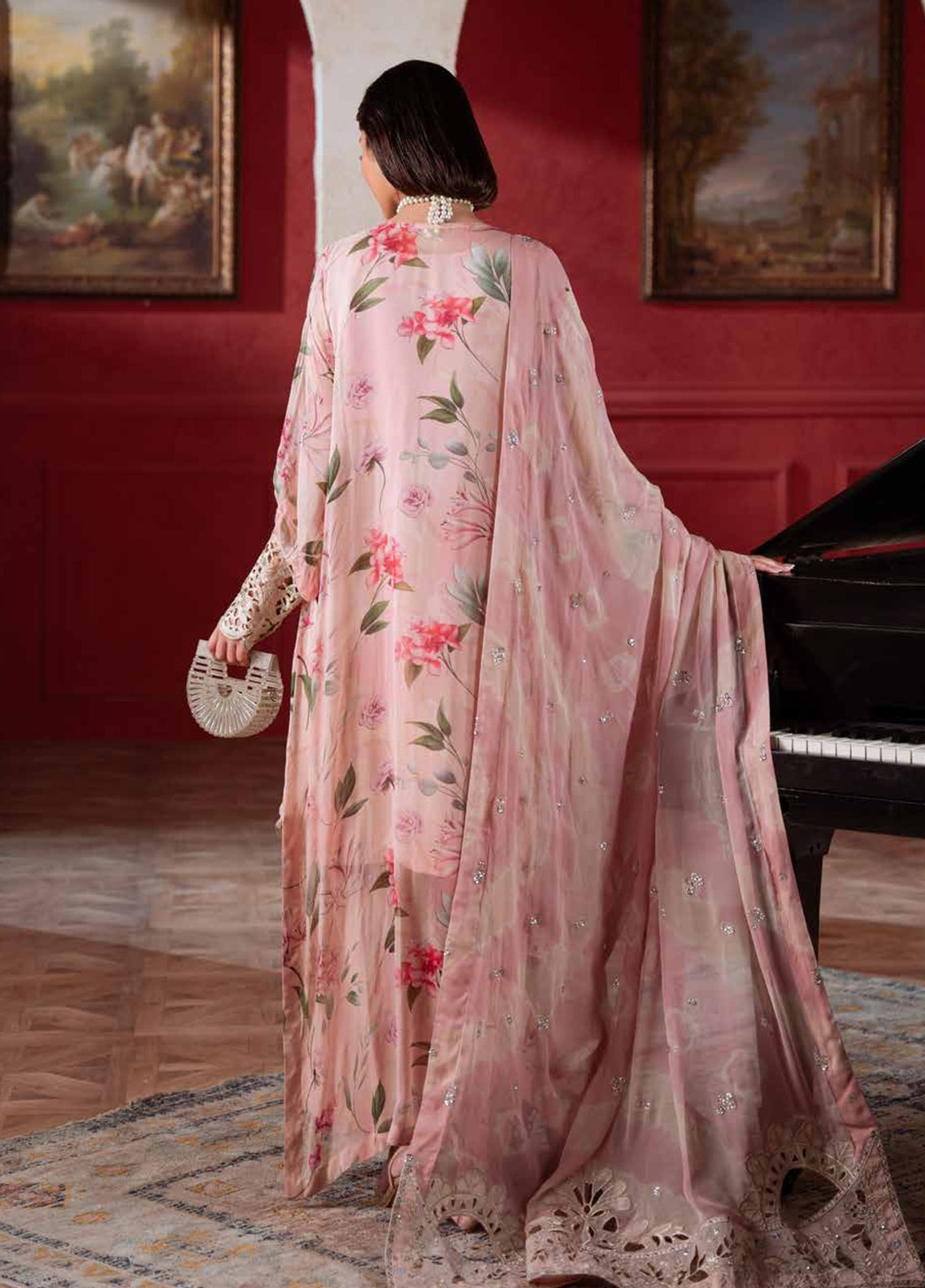 Amaya By Nureh Luxury Embroidered Chiffon 3 Piece Unstitched Suit NU26ALEC D-AM-38 Amaya By Nureh Luxury Embroidered Chiffon 3 Piece Unstitched Suit NU26ALEC D-AM-38