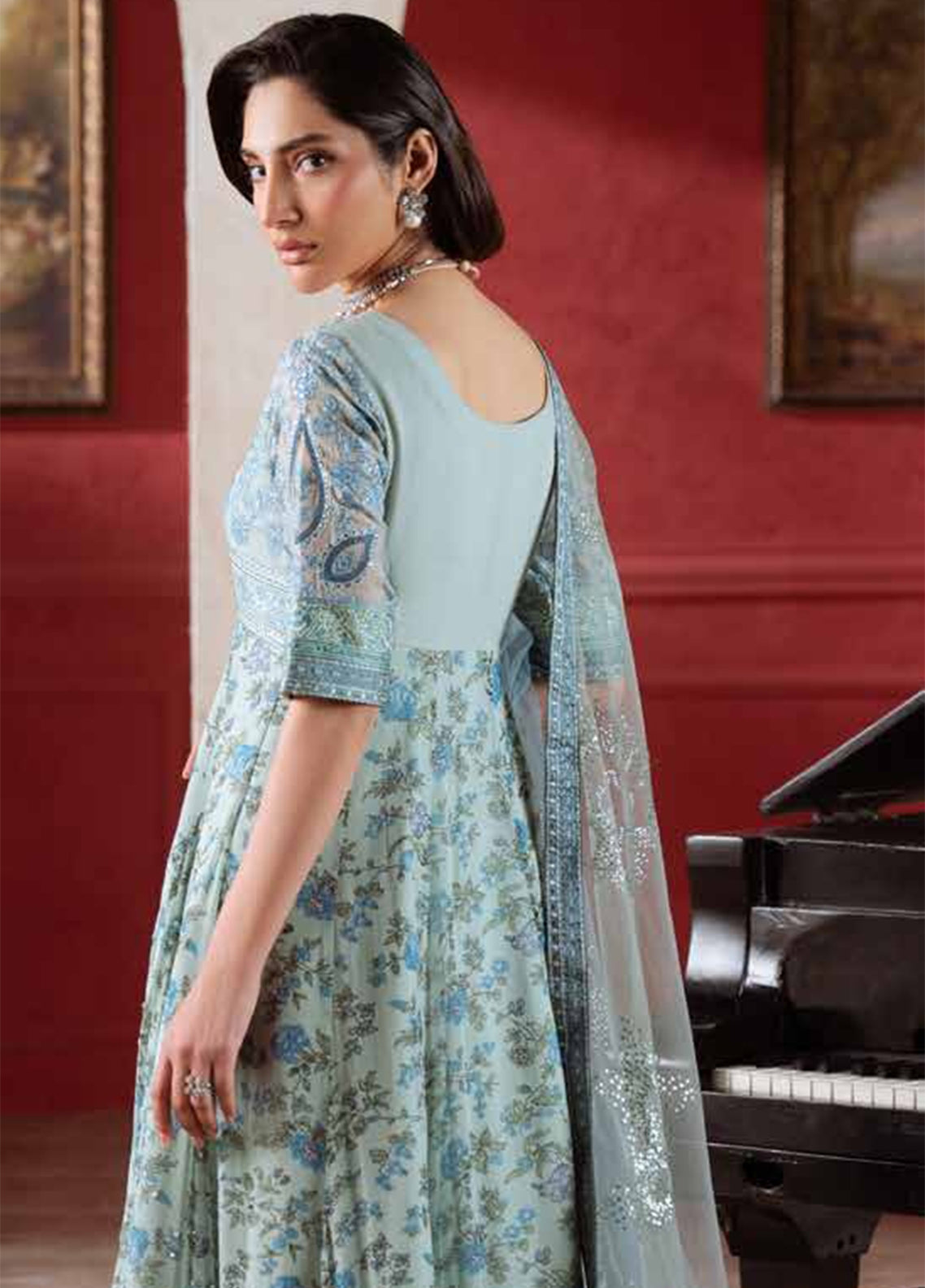 Amaya By Nureh Luxury Embroidered Chiffon 3 Piece Unstitched Suit NU26ALEC D-AM-41 Amaya By Nureh Luxury Embroidered Chiffon 3 Piece Unstitched Suit NU26ALEC D-AM-41