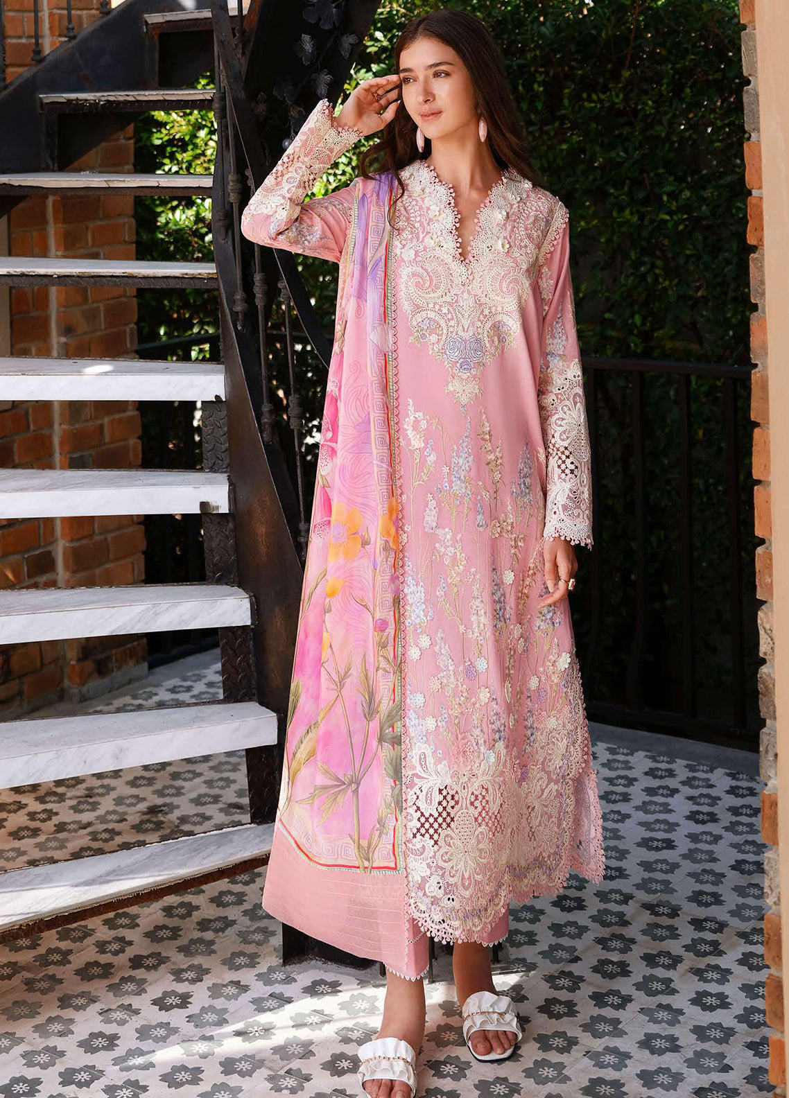 Amoi By Mushq Embroidered Lawn 3 Piece Unstitched Suit MQ26AHL D-01 SILENT VOWS Amoi By Mushq Embroidered Lawn 3 Piece Unstitched Suit MQ26AHL D-01 SILENT VOWS