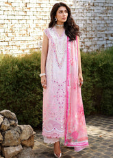 Amoi By Mushq Embroidered Lawn 3 Piece Unstitched Suit MQ26AHL D-02 SILENT DREAMER