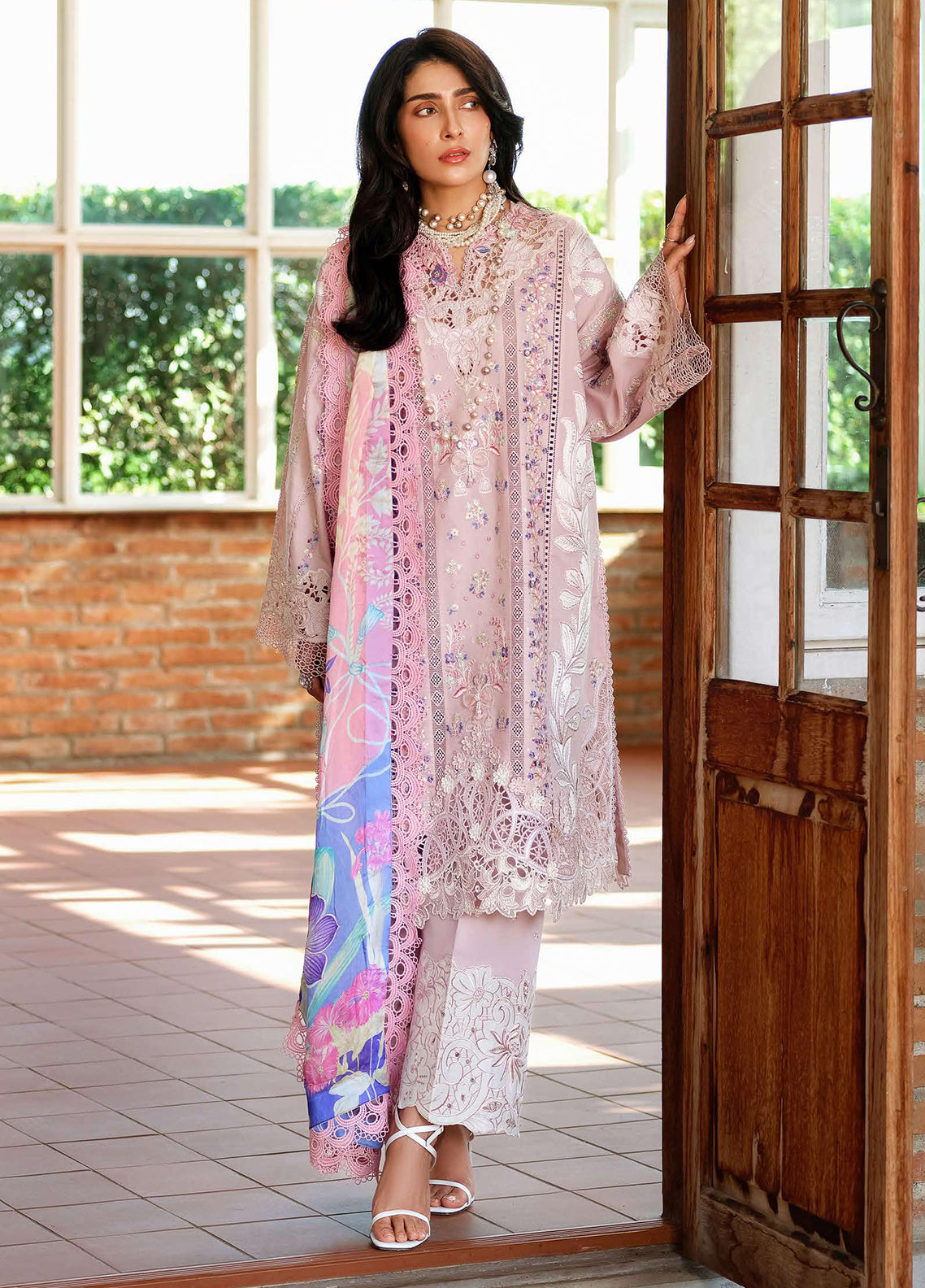 Amoi By Mushq Embroidered Lawn 3 Piece Unstitched Suit MQ26AHL D-03 OPULENT WHISPER Amoi By Mushq Embroidered Lawn 3 Piece Unstitched Suit MQ26AHL D-03 OPULENT WHISPER