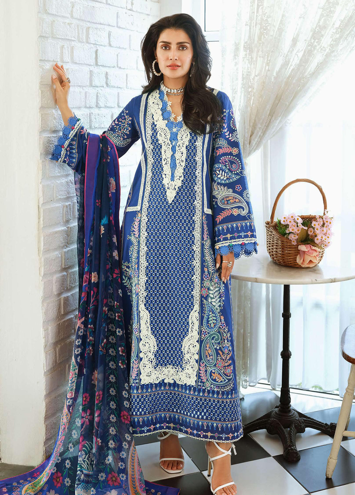 Amoi By Mushq Embroidered Lawn 3 Piece Unstitched Suit MQ26AHL D-05 MOONLIT DREAMS Amoi By Mushq Embroidered Lawn 3 Piece Unstitched Suit MQ26AHL D-05 MOONLIT DREAMS