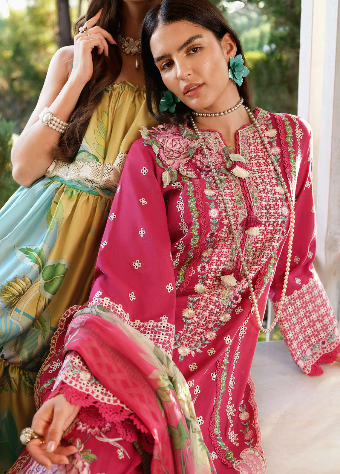 Amoi By Mushq Embroidered Lawn 3 Piece Unstitched Suit MQ26AHL D-12 BLUSHING ROSE Amoi By Mushq Embroidered Lawn 3 Piece Unstitched Suit MQ26AHL D-12 BLUSHING ROSE