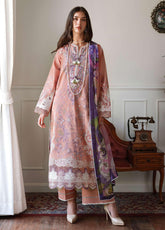 Amoi By Mushq Embroidered Lawn 3 Piece Unstitched Suit MQ26AHL D-16 DAISY CHAIN