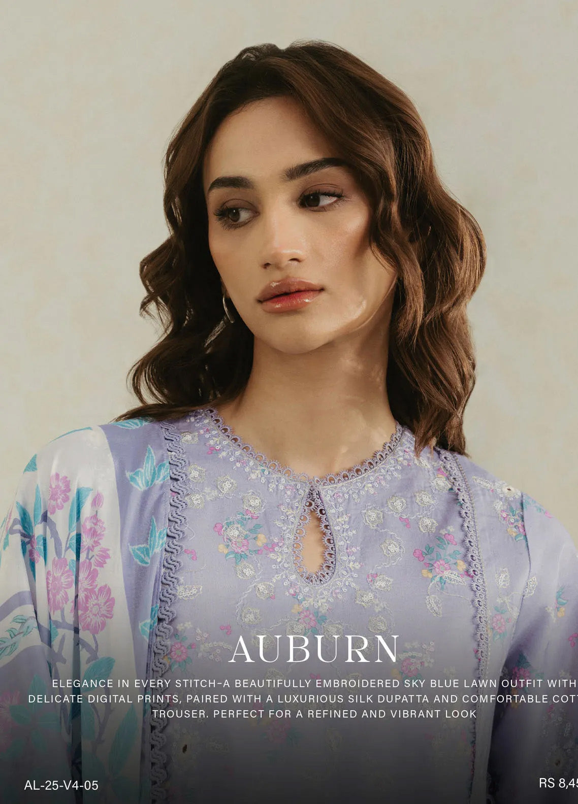 Amore by Ayzel Embroidered Lawn Suits Unstitched 3 Piece - AF25AA 05 AUBURN Amore by Ayzel Embroidered Lawn Suits Unstitched 3 Piece - AF25AA 05 AUBURN