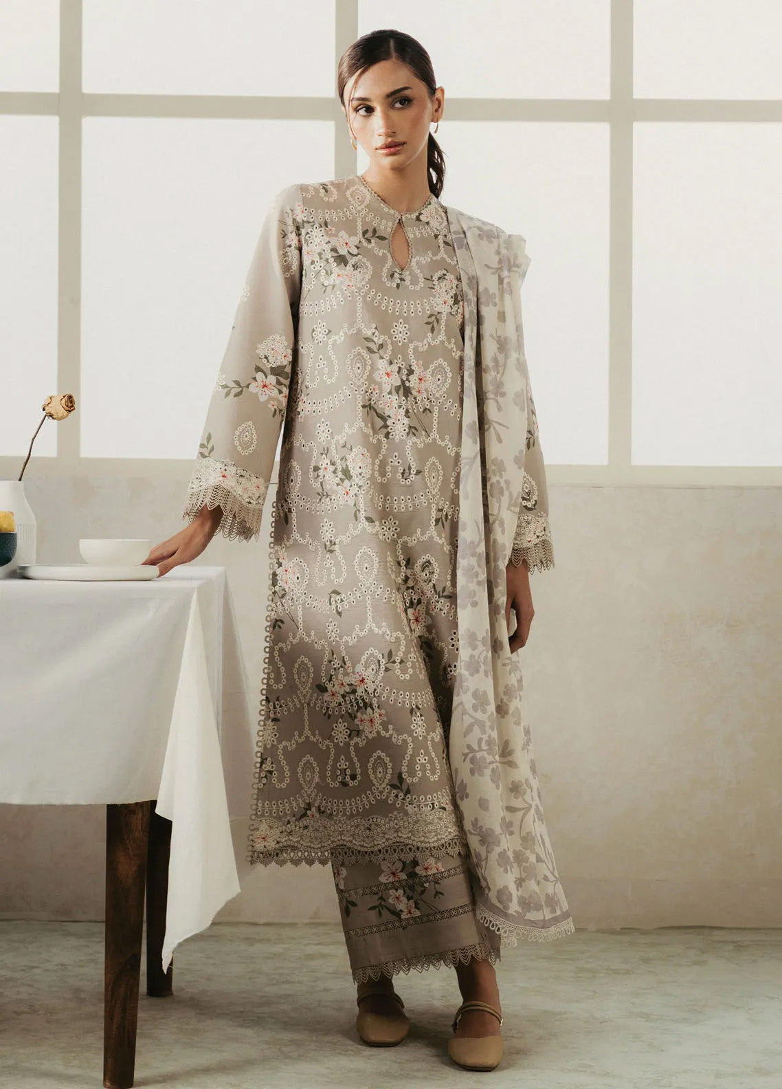 Amore by Ayzel Embroidered Lawn Suits Unstitched 3 Piece - AF25AA 06 OPAL Amore by Ayzel Embroidered Lawn Suits Unstitched 3 Piece - AF25AA 06 OPAL