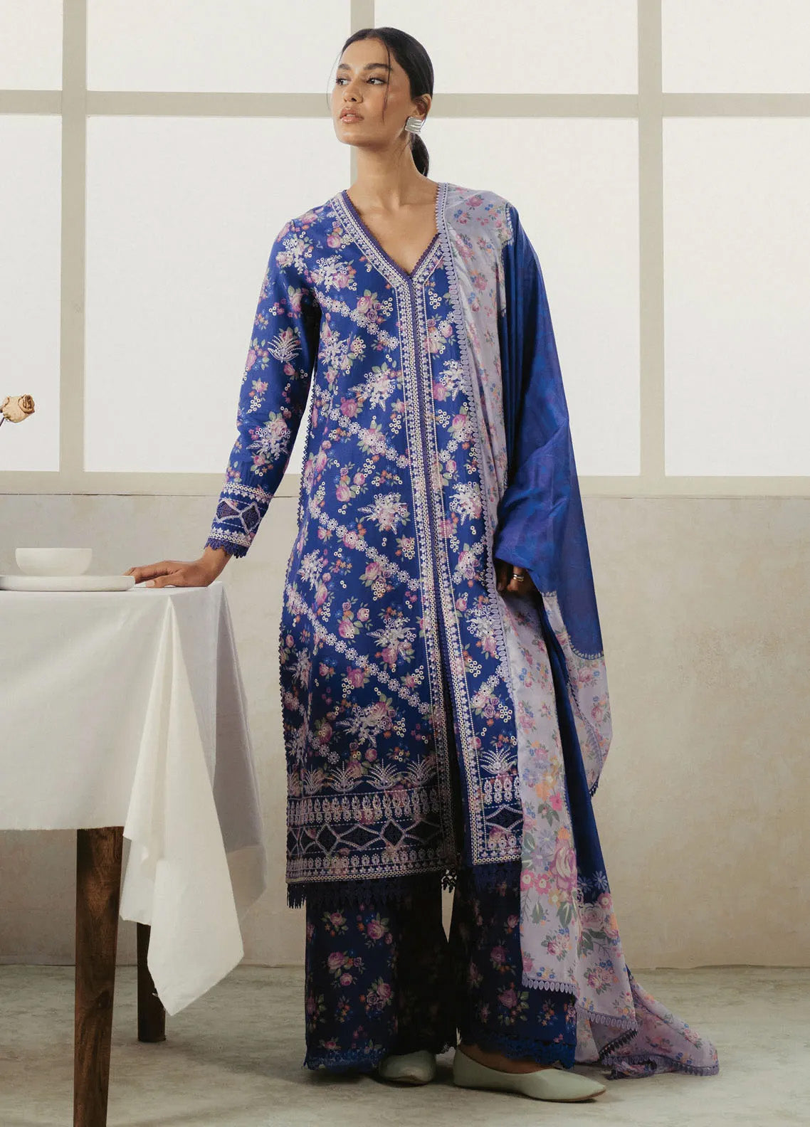 Amore by Ayzel Embroidered Lawn Suits Unstitched 3 Piece - AF25AA 09 CELETE Amore by Ayzel Embroidered Lawn Suits Unstitched 3 Piece - AF25AA 09 CELETE