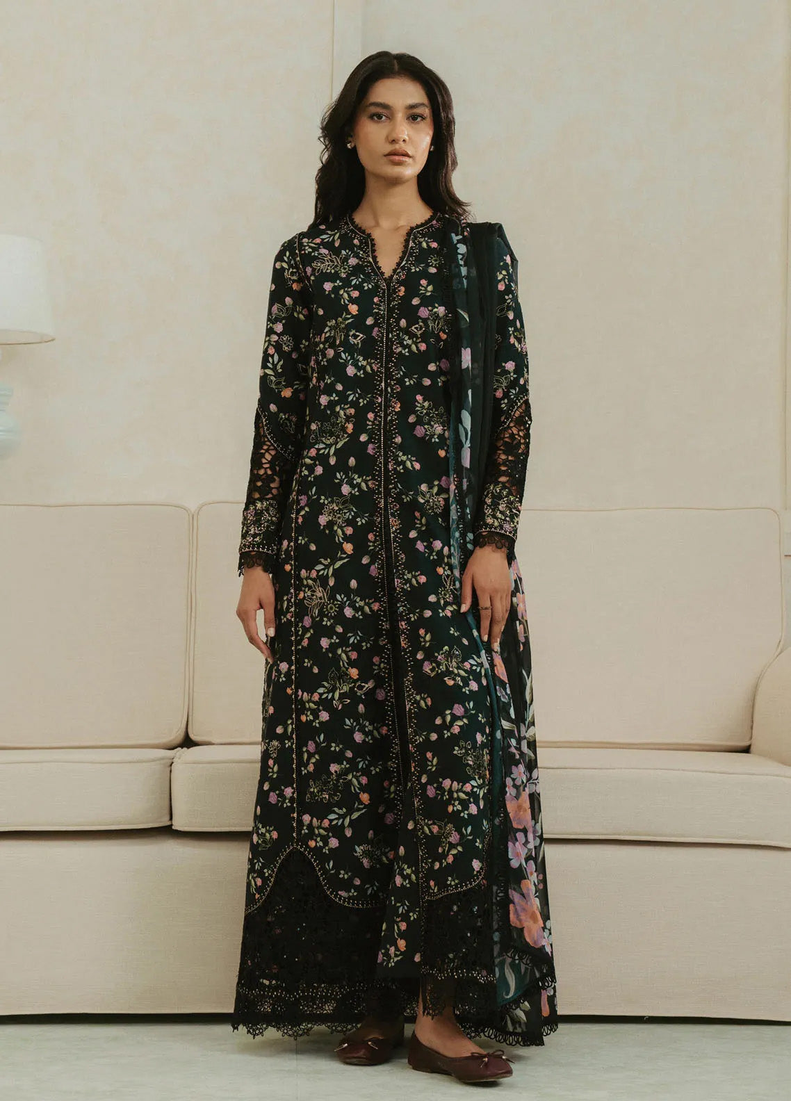 Amore by Ayzel Embroidered Lawn Suits Unstitched 3 Piece - AF25AA 10 JADE Amore by Ayzel Embroidered Lawn Suits Unstitched 3 Piece - AF25AA 10 JADE