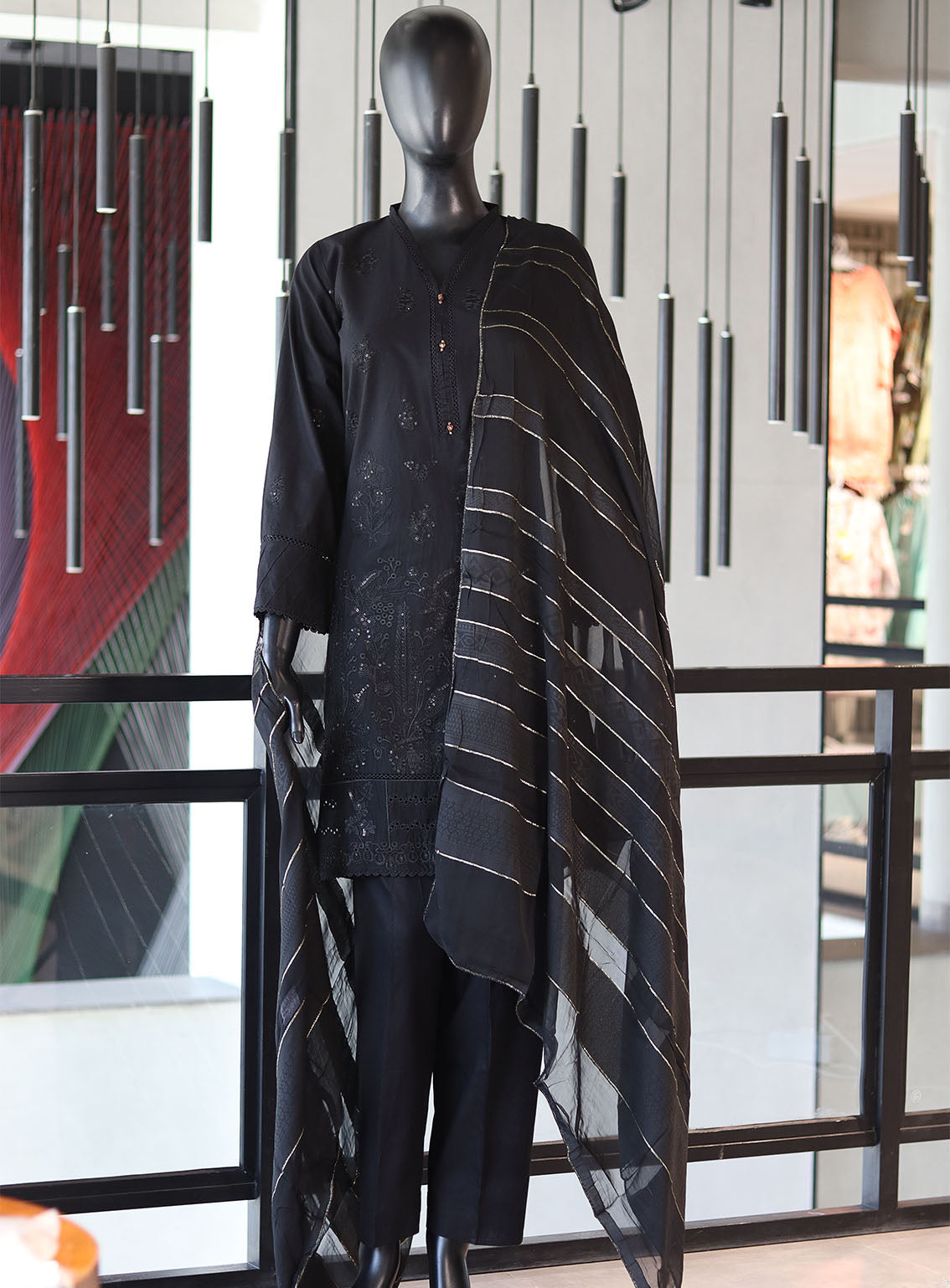 Amsal By Usman Fabrics Embroidered Cotton Lawn Suit Stitched 3 Piece - UF24AM 03 Amsal By Usman Fabrics Embroidered Cotton Lawn Suit Stitched 3 Piece - UF24AM 03