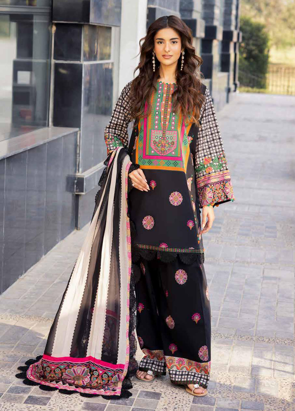 Aniiq By Charizma Embroidered Lawn 3 Piece Unstitched Suit CH26ALV1 D-04 Aniiq By Charizma Embroidered Lawn 3 Piece Unstitched Suit CH26ALV1 D-04