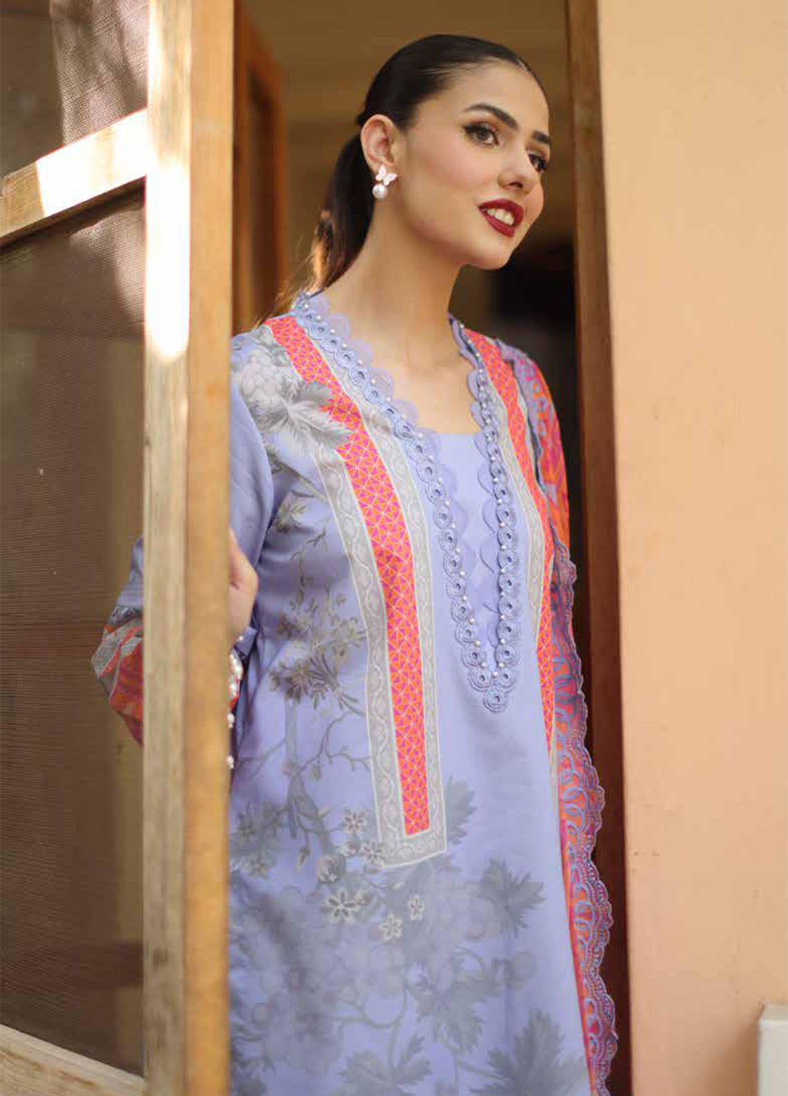 Aniiq By Charizma Embroidered Lawn 3 Piece Unstitched Suit CH26ALV1 D-07 Aniiq By Charizma Embroidered Lawn 3 Piece Unstitched Suit CH26ALV1 D-07