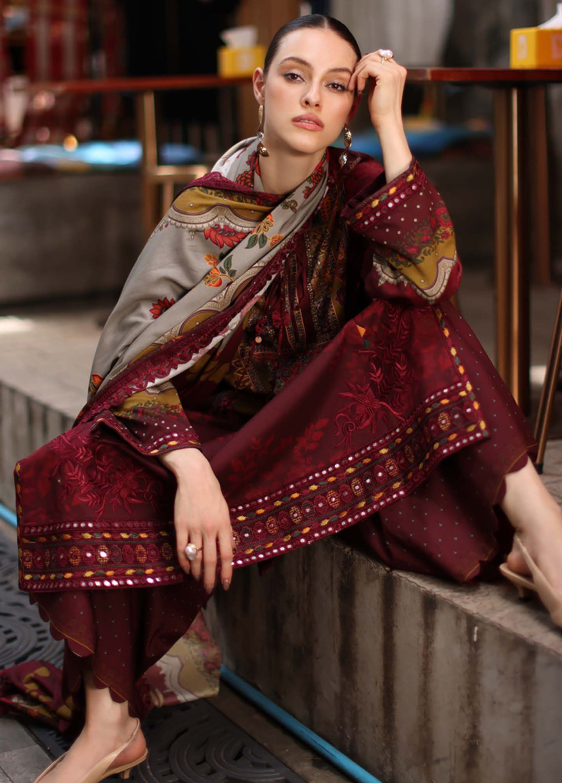 Aniiq By Charizma Embroidered Linen 3 Piece Unstitched Suit CH26AELV1 D-ANW7-03 Aniiq By Charizma Embroidered Linen 3 Piece Unstitched Suit CH26AELV1 D-ANW7-03