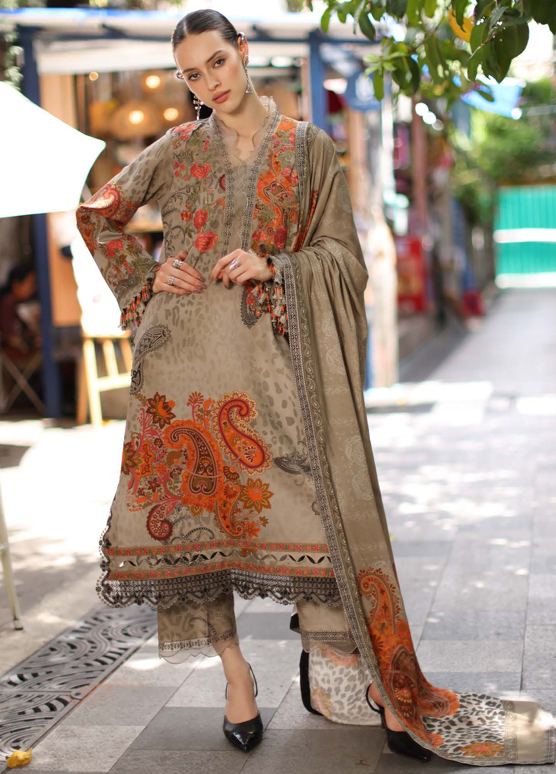 Aniiq By Charizma Embroidered Linen 3 Piece Unstitched Suit CH26AELV1 D-ANW7-04 Aniiq By Charizma Embroidered Linen 3 Piece Unstitched Suit CH26AELV1 D-ANW7-04