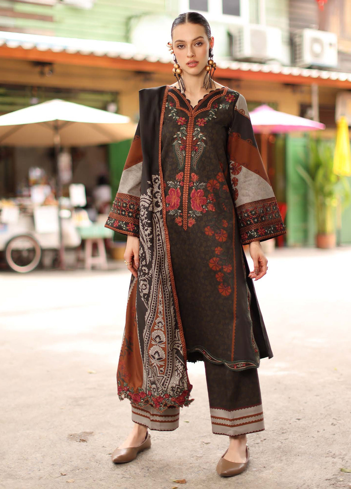 Aniiq By Charizma Embroidered Linen 3 Piece Unstitched Suit CH26AELV1 D-ANW7-07 Aniiq By Charizma Embroidered Linen 3 Piece Unstitched Suit CH26AELV1 D-ANW7-07
