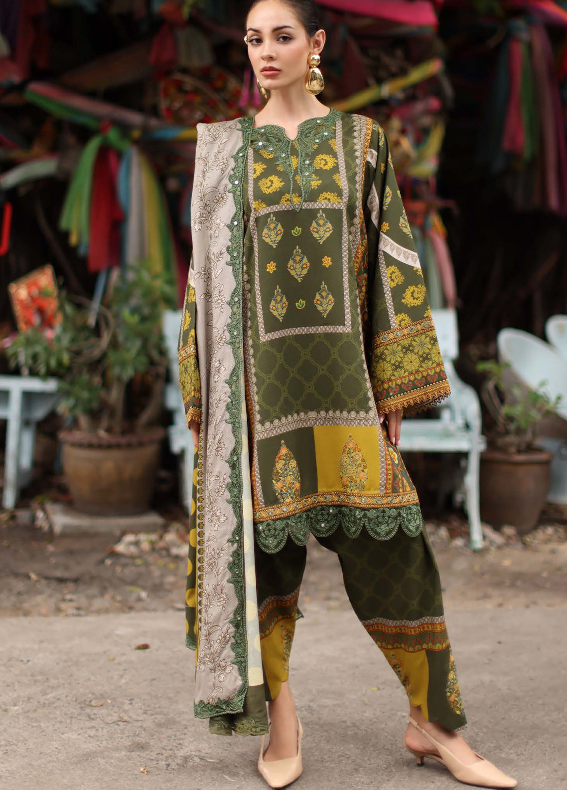 Aniiq By Charizma Embroidered Linen 3 Piece Unstitched Suit CH26AELV1 D-ANW7-08 Aniiq By Charizma Embroidered Linen 3 Piece Unstitched Suit CH26AELV1 D-ANW7-08