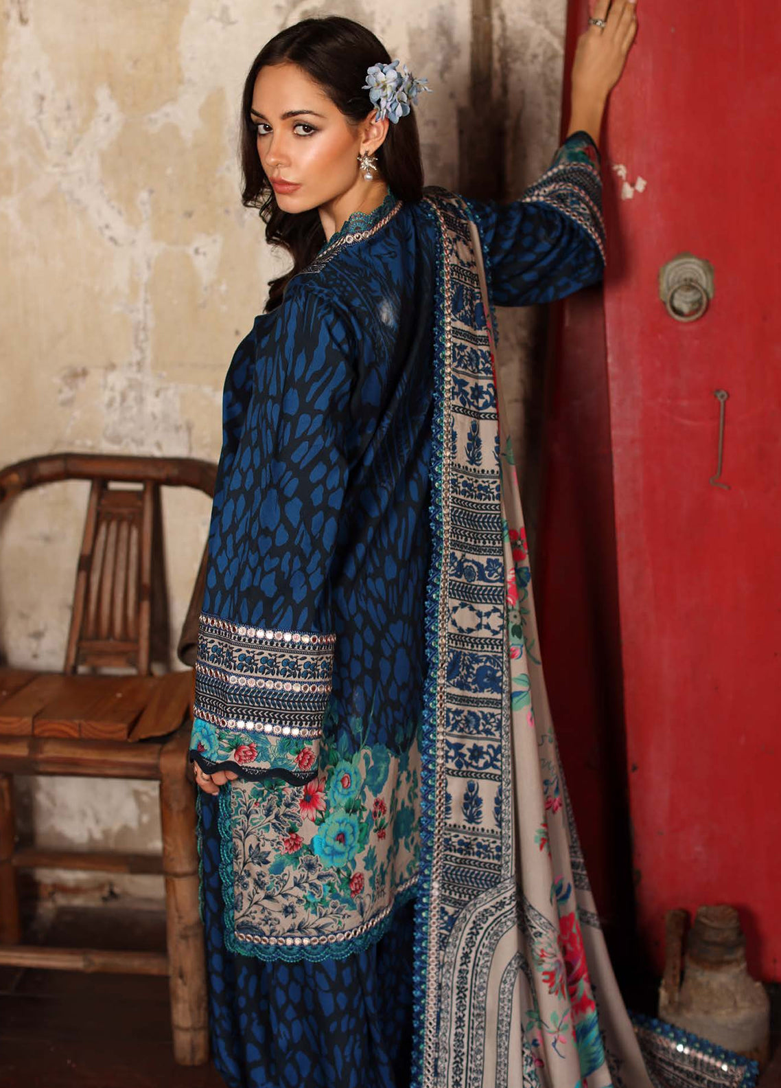 Aniiq By Charizma Embroidered Linen 3 Piece Unstitched Suit CH26AELV1 D-ANW7-09 Aniiq By Charizma Embroidered Linen 3 Piece Unstitched Suit CH26AELV1 D-ANW7-09