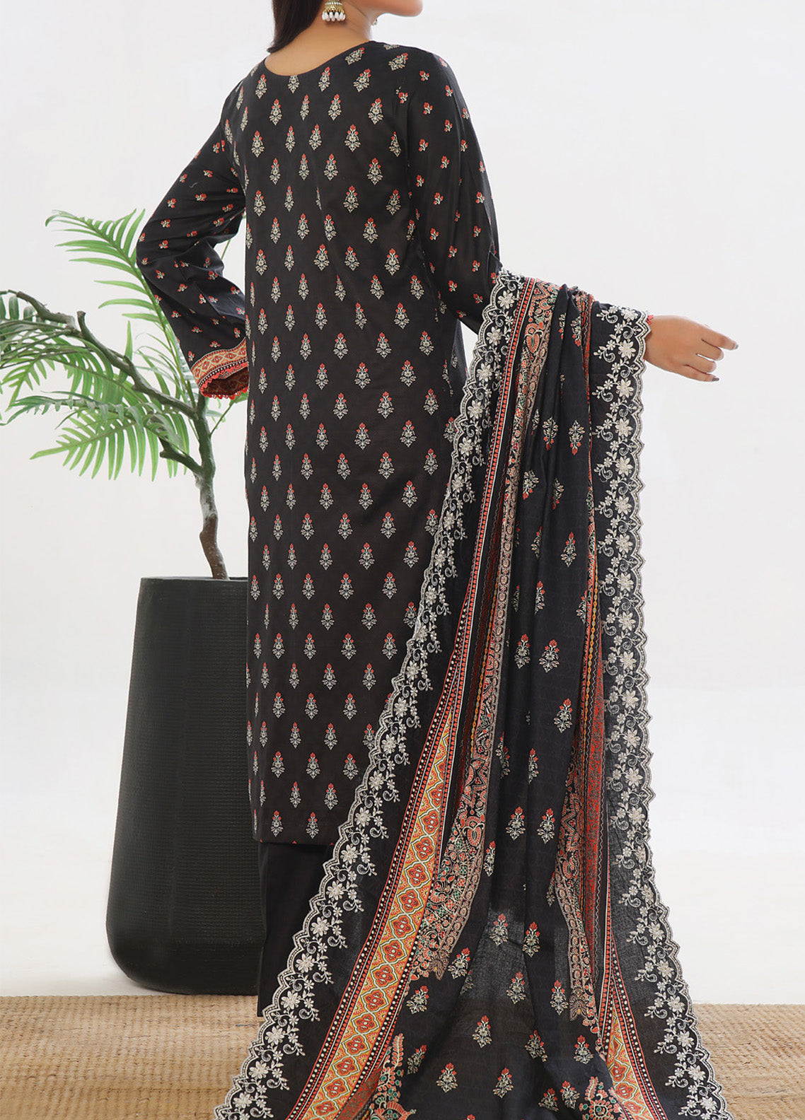 Anmol By VS Textile Embroidered Cottel Suits Unstitched 3 Piece - VS24AC2 572 Anmol By VS Textile Embroidered Cottel Suits Unstitched 3 Piece - VS24AC2 572