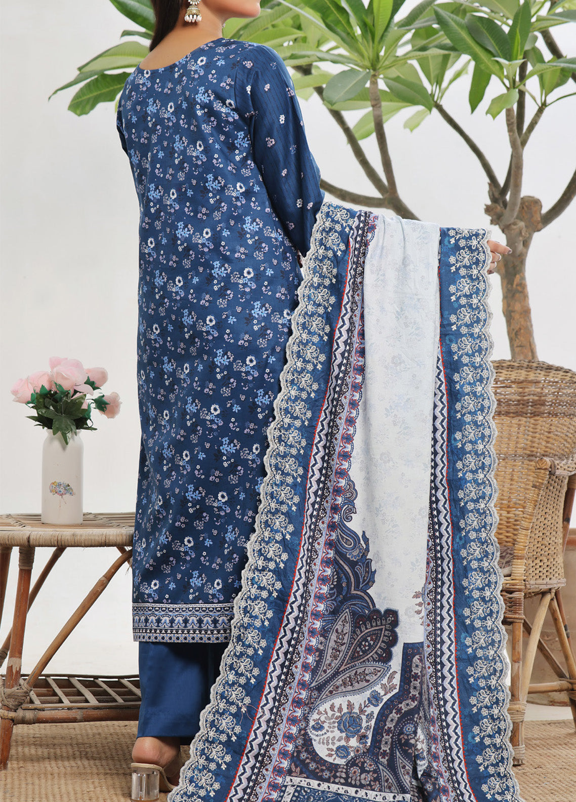 Anmol By VS Textile Embroidered Cottel Suits Unstitched 3 Piece - VS24AC2 574 Anmol By VS Textile Embroidered Cottel Suits Unstitched 3 Piece - VS24AC2 574