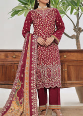 Anmol By VS Textile Embroidered Cottel Suits Unstitched 3 Piece - VS24AC2 578