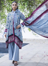 Anum By Al Zohaib Printed Lawn Suits Unstitched 3 Piece - AZ24APL2 04