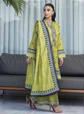 Anum By Al Zohaib Printed Lawn Suits Unstitched 3 Piece - AZ24APL2 09
