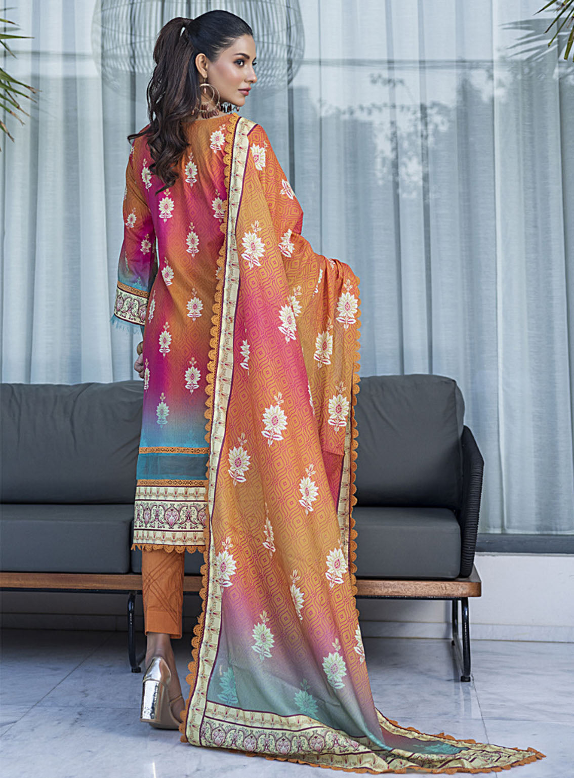 Anum By Al Zohaib Printed Lawn Suits Unstitched 3 Piece - AZ24APL2 10 Anum By Al Zohaib Printed Lawn Suits Unstitched 3 Piece - AZ24APL2 10