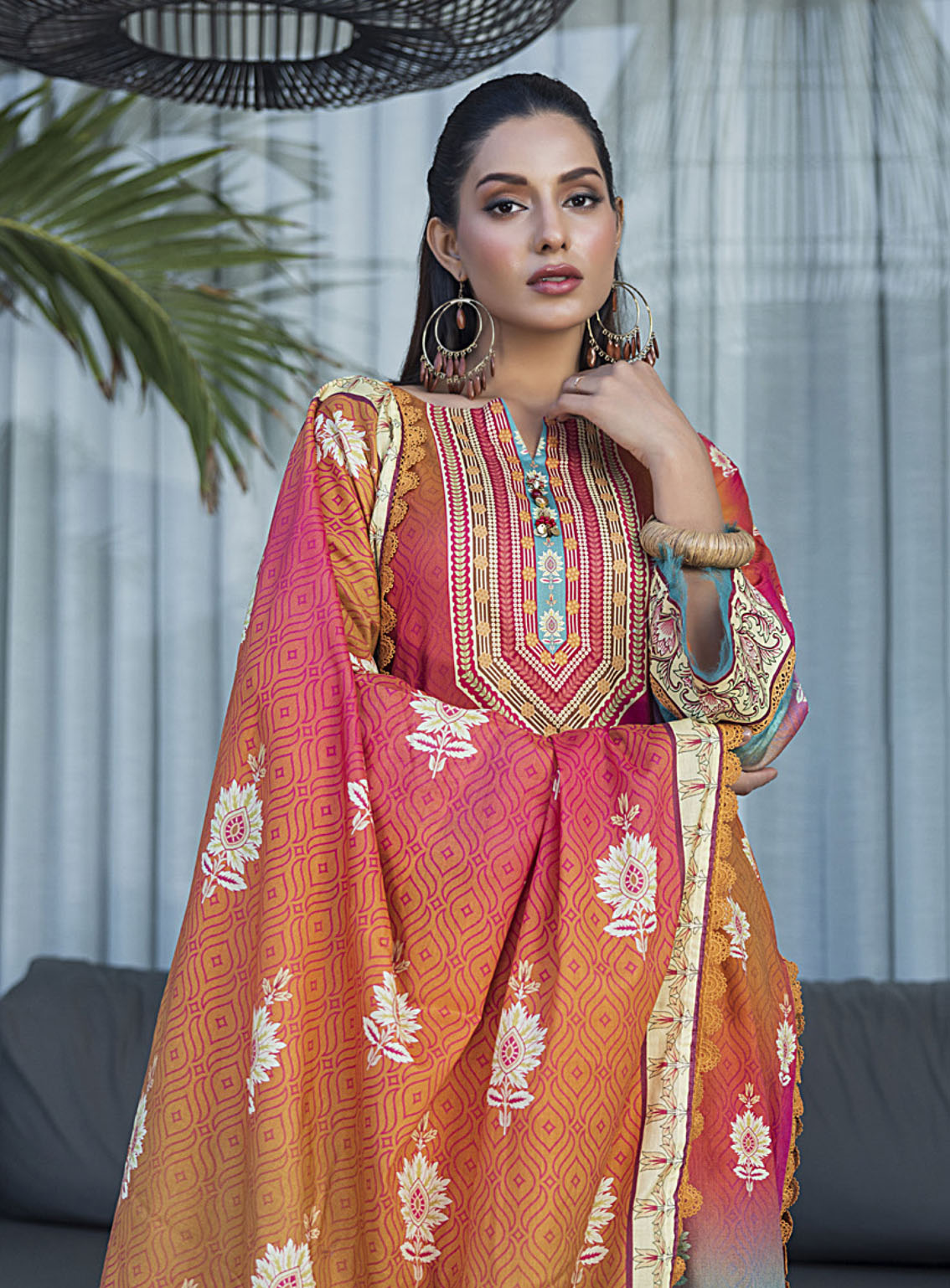 Anum By Al Zohaib Printed Lawn Suits Unstitched 3 Piece - AZ24APL2 10 Anum By Al Zohaib Printed Lawn Suits Unstitched 3 Piece - AZ24APL2 10